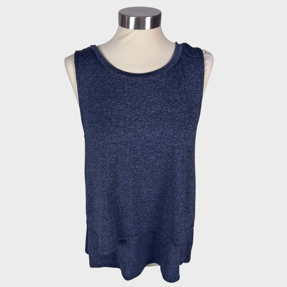 Apt. 9 Womens Sleeveless Blue Top Medium Flowy
